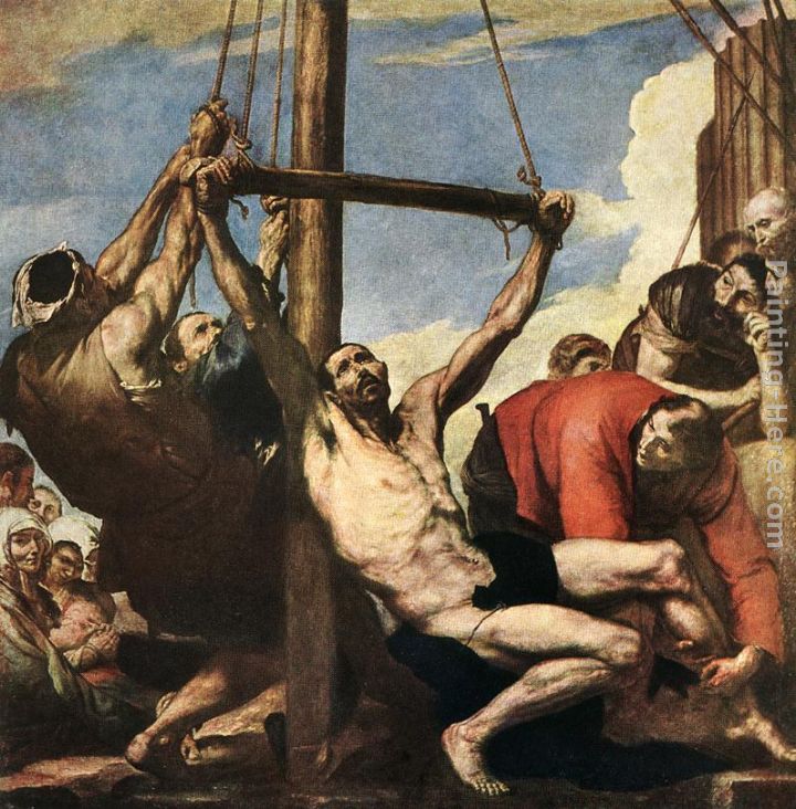 Martyrdom of St Bartholomew painting - Jusepe de Ribera Martyrdom of St Bartholomew art painting